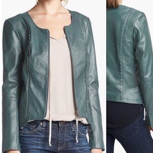 HINGE Nordstrom Leather Jacket Sz Medium